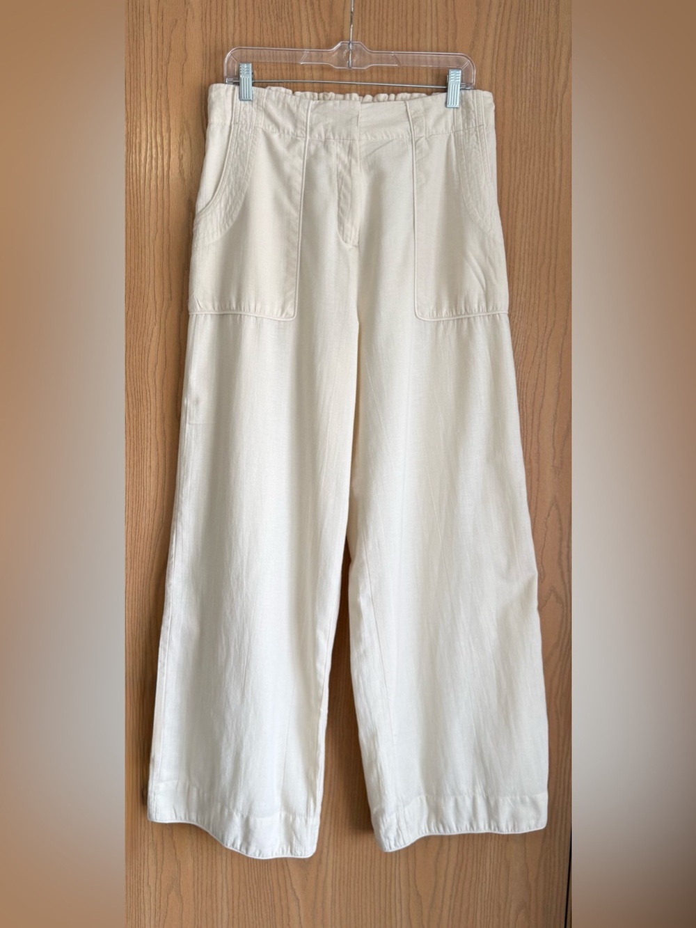 Mirth | Women’s Large | Tivot Wide Leg Pant Parchment Cream | High Rise Lined